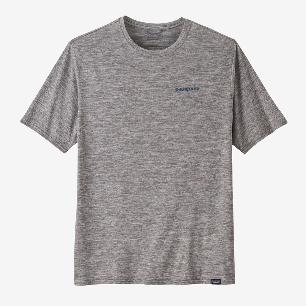 Patagonia Men's Capilene® Cool Daily Graphic Shirt - Feather Gray - Size Small